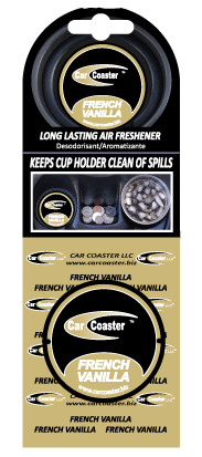 Car Coaster with Header Card - 72 Per Master Box - More Scents Available